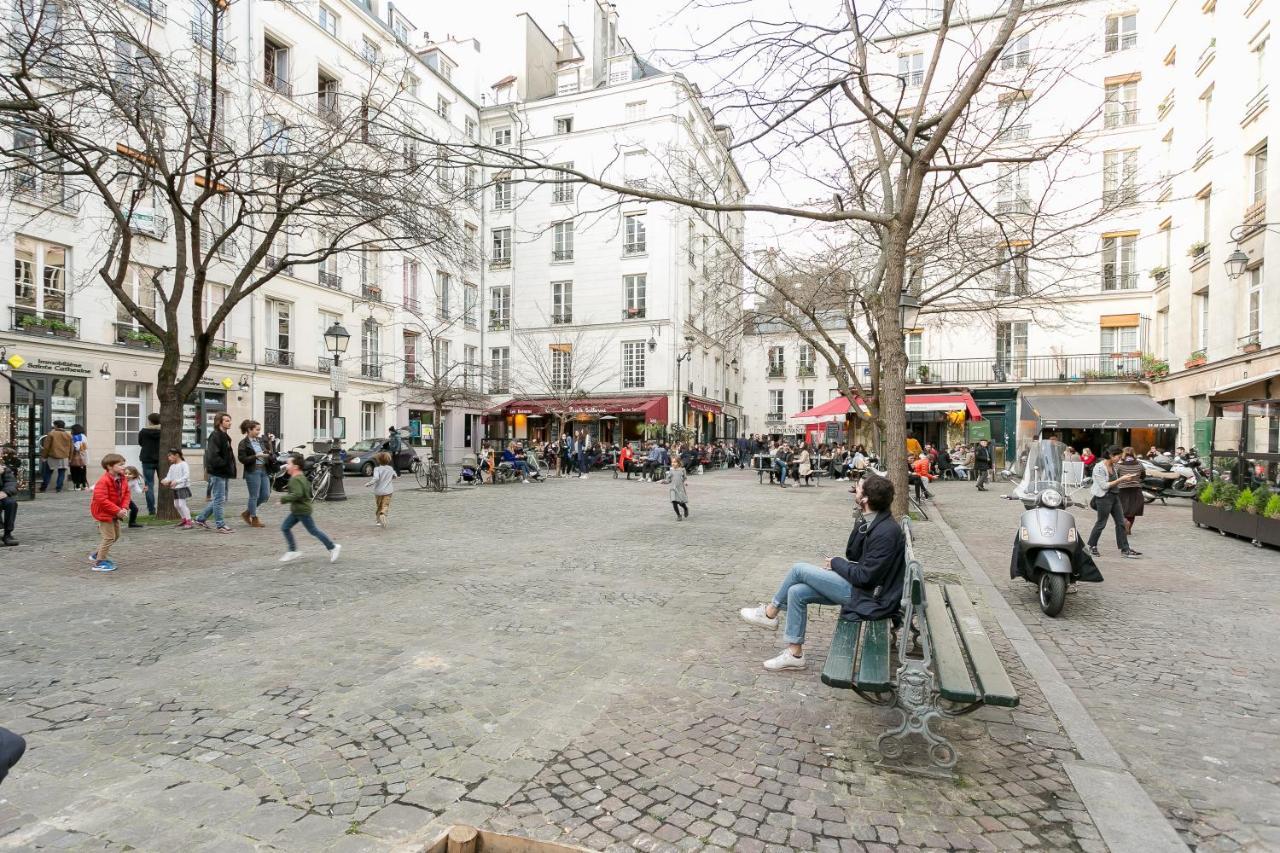 Le Marais Place Sainte Catherine With Ac 巴黎 外观 照片